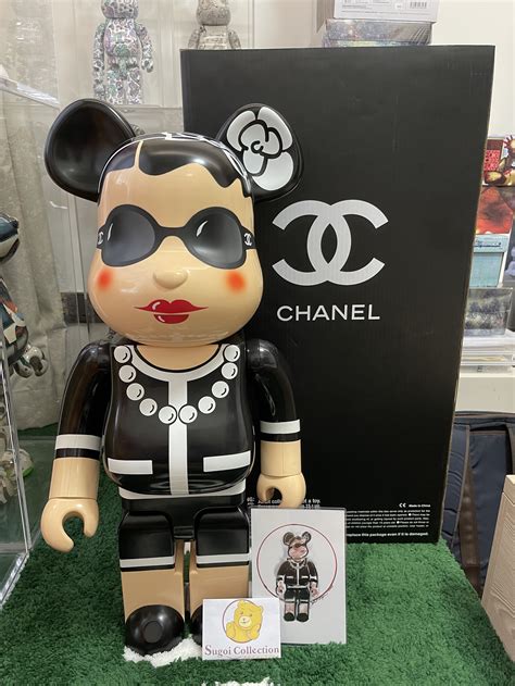 mini bearbrick chanel